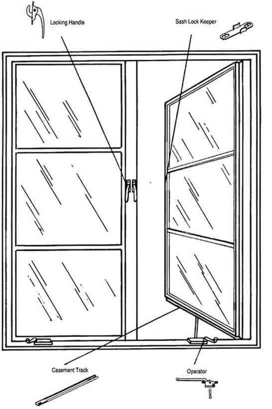 Steel casement window